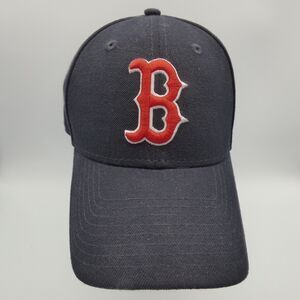 New Era Mens 9FORTY Hat Adjustable Hook Loop Boston Red Sox Dark Navy One Size